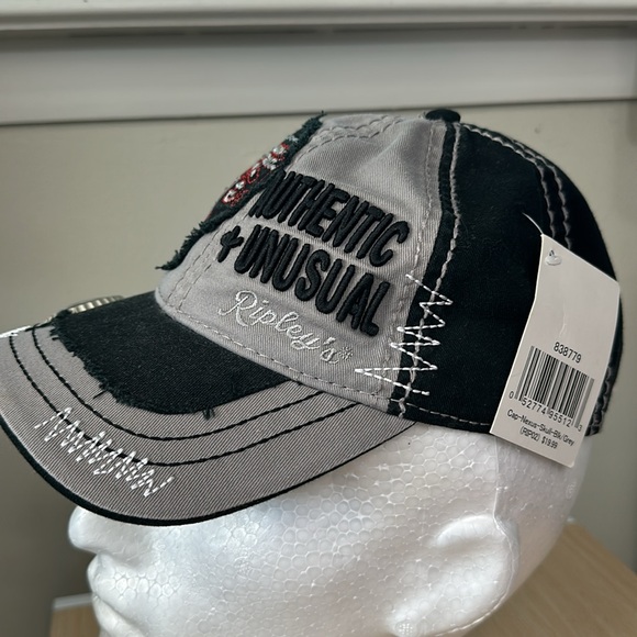 Ripley's Believe it or Not Baseball Golf Hat with Skull and Bottle Opener - Picture 3 of 5